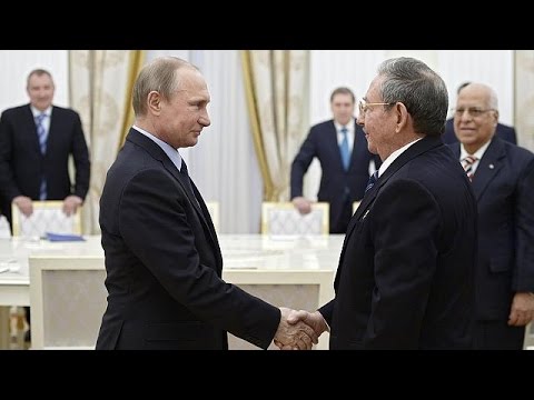 castro meets putin in moscow