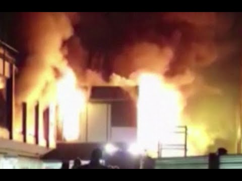 fire breaks out at italys largest airport