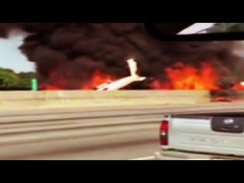 plane crashes on atlantaarea interstate