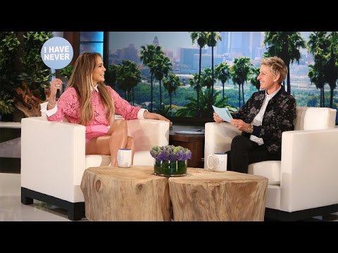 jlo and ellen play never have i ever