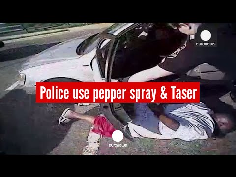 suspect having stroke is peppersprayed and tasered