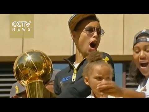 golden state celebrates championship