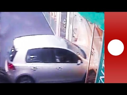 87yearold drives car through corridors of shopping centre