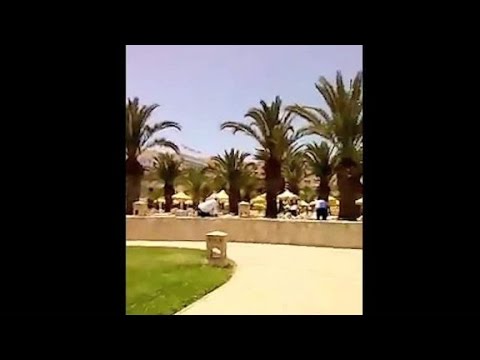 amateur video shows horrour of tunisia attack