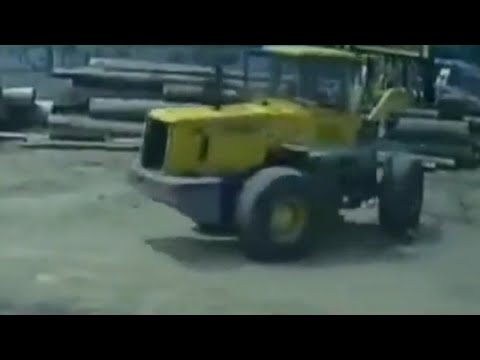 loader knocks out man with tin bucket