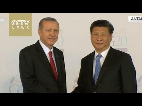 turkish president erdogan welcomes chinese president xi jinping