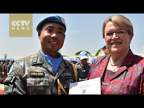 china’s first infantry battalion returns after 8 months of duty