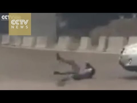 man nearly dies in attempting