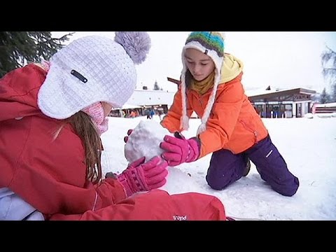 relief for skiiers as snow finally starts falling